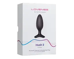 Анальна смарт-вібропробка Lovense Hush 2, розмір M, 13.5х4.4 см - мініатюра 6