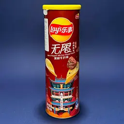 Чіпси Lay's Black Pepper Rib Eye Steak 90 г