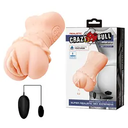 Реалістичний мастурбатор Crazy Bull Realistic Vagina (тілесний) - мініатюра 11