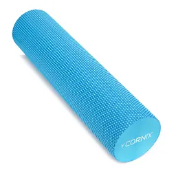Масажний ролик Cornix EVA+ 60 x 15 см (валик, ролер) XR-0311 Blue - мініатюра 4