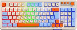Клавіатура бездротова Maxxter KBGW-3C01-UA RGB White