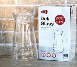 Глечик Deli Glass з кришкою 1.7 л (800YZH36) - мініатюра 2