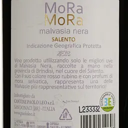 Вино Paololeo Mora Mora Malvasia Nera червоне сухе 0.75 л - мініатюра 4