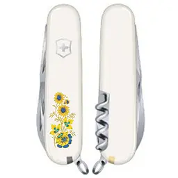 Ніж Victorinox Spartan Ukraine 91мм 12функ біл Квіти - мініатюра 2