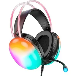 Ігрові навушники Hoco W109 Plus usb 7.1 RGB - мініатюра 2