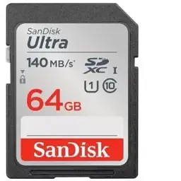 Карта пам'яті SanDisk 64GB SD class 10 UHS-I Extreme Ultra (SDSDUNB-064G-GN6IN)