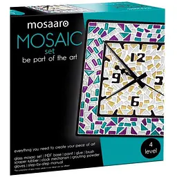 Скляна мозаїка Square clock Mosaaro MA4002 (5903858961576)