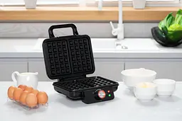 Вафельниця Ardesto 1200 Вт чорна (SM-L100LWAFFLE) - мініатюра 6