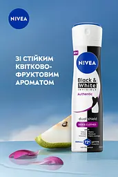 Антиперспірант Nivea Black & White Invisible Authentic 150 мл - мініатюра 4