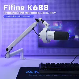 Мікрофон Fifine XLR (K688W) - мініатюра 6