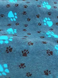 Килимок Jackson Textiles Big Paws turquoise 80х100 см (JT-032) - мініатюра 5