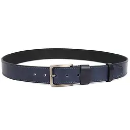Ремінь шкіряний синій з рядком LIMARY 4х120 см acs0032084 - мініатюра 3