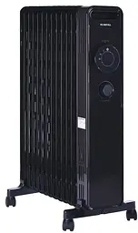 Олійний обігрівач Kumtel KUM-1240S Black (13 секцій)
