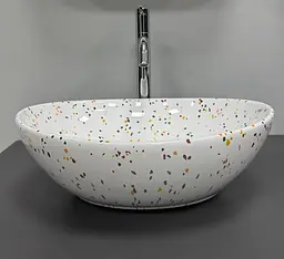 Умивальник VBI Parma накладний 41.5x33.5 см mosaic glossy VBI-011029 - мініатюра 5