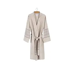 Халат махровий Irya - Serin bej бежевий L/XL - мініатюра 4