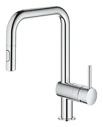 Змішувач для кухні з висувним виливом Grohe Minta 32322002 Хром - мініатюра 3