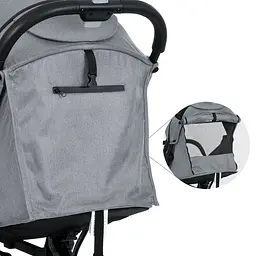 Дитяча прогулянкова коляска FLASH M 5727-1 Silver Gray - мініатюра 9