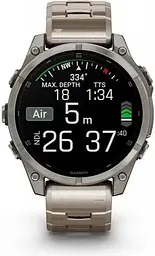 Смарт-годинник Garmin Fenix 8 47mm AMOLED Sapphire Titanium with Vented Titanium Bracelet (010-02904-40) - мініатюра 10
