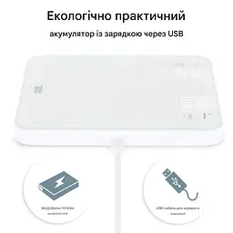 Ваги кухонні ADE KE 2100 з функцією таймера та USB-зарядкою (KE2100) - мініатюра 3