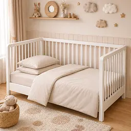 Дитяча постільна білизна MIRSON BABY фланель Milk 110х160см (2200012800157)