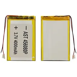 Акумулятор 456080P універсальний з контролером, 4 х 51 х 82 мм (1650 mAh)/ для смартфона, планшета