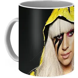 Кухоль GeekLand Lady Gaga Леді Гага жовтий капюшон LG 02.03 330 мл жовтий - мініатюра 2
