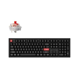 Клавіатура Keychron K10 PRO K pro Red QMK Wireless/Bluetooth/USB-А UA Black (K10P-A1-UA) - мініатюра 1