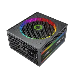 Блок живлення 1050 Вт, GameMax RGB1050 PRO, Black, модульний, 80+ Gold, Active PFC, 14 см з RGB підсвічуванням - мініатюра 4