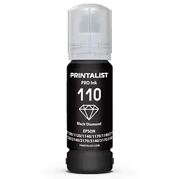 Чорнило Printalist Epson 110 M1100/M1120 70г Black Pigment (PL110BP)