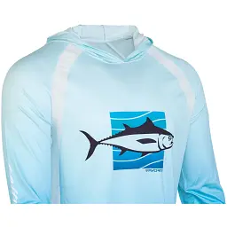 Реглан Favorite Hooded Jersey Tuna XL Блакитний - мініатюра 3