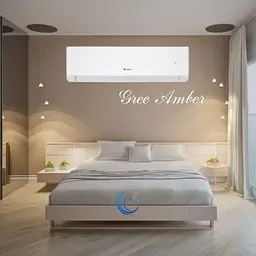 Кондиціонер до 70 м² Gree для дому з Wi-Fi Amber DCI R32 з енергоефективністю A+++ GWH 24YE-S6DBA2A - мініатюра 2