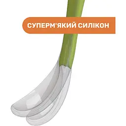 Ложка силіконова Chicco 6+, 2 шт. рожева (06828.11) - мініатюра 5