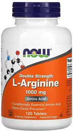 L-аргінін Now Foods L-Arginine 1000 мг 120 таб