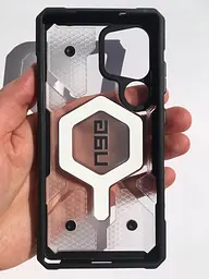 Оригінальний протиударний чохол для Samsung Galaxy S25 Ultra UAG Pathfinder MagSafe (S938) Clear Ice 214483114333 - мініатюра 7