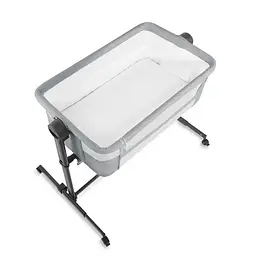Приставне ліжечко-люлька Kinderkraft Neste Up 2 Light Grey (KLNEUP02LGR0000) - мініатюра 5