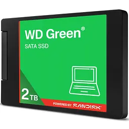 Накопичувач SSD 2.5" 2TB GREEN WD (WDS200T5G0A-00CPT0) - мініатюра 2