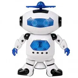 Танцюючий робот, що світиться, інтерактивна іграшка Dancing Robot STURN SPIN білий - мініатюра 11