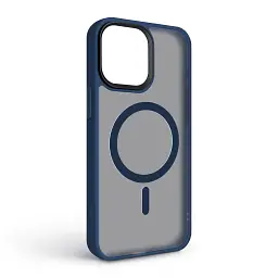 Чехол ArmorStandart Uniq Magsafe для Apple iPhone 15 Pro Max Dark Blue - миниатюра 2