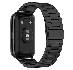 Металевий ремінець Primolux для смарт-годинника Huawei Watch Fit (TIA-B09) Black - мініатюра 2