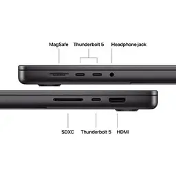 Ноутбук Apple MacBook Pro 16 A3428 M5 Pro Space Black (MGEA4UA/A) - мініатюра 7