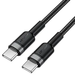 Дата кабель Acefast C22-03 Type-C to Type-C 60W (1.2m) Black - мініатюра 3
