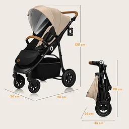 Прогулянкова коляска Lionelo Natt Beige Sand (LO-NATT BEIGE SAND) - мініатюра 13
