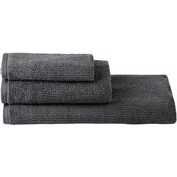 Рушник МВМ My Home Хвиля 50х90 см M темно-сірий (BT-09 M DARK GRAY)