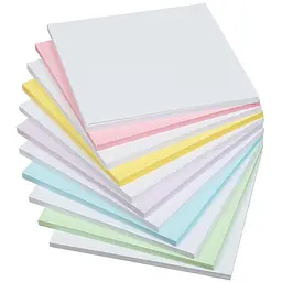 Блок паперу для нотаток Buromax Люкс Зебра Pastel склеєний 90х90х40 мм (BM.2262) - мініатюра 3