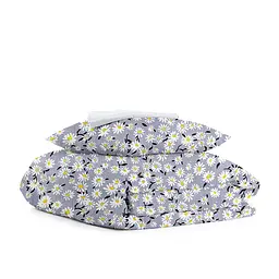 Дитяча постільна білизна в ліжечко CHAMOMILE, сірий (Daisy_White01_140)