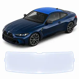 Антигравійна захисна бронеплівка за лекалами для BMW M4 G82/G83 facelift 2024- зона даху