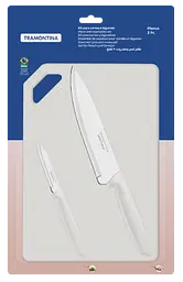 Набір ножів Plenus light grey, 3 предмети TRAMONTINA kuh0015855 - мініатюра 3