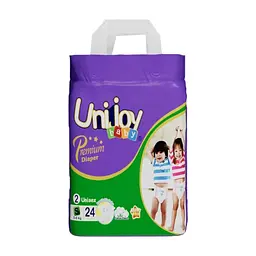 Підгузки Unijoy baby Premium S (3-6 кг) 24 шт (6973920541011) - мініатюра 2