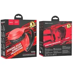Бездротові навушники Hoco W30 Bluetooth накладні червоні 6931474735782 - мініатюра 2