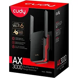 Ретранслятор Wi-Fi сигналу Cudy RE3000 [141676] - мініатюра 5